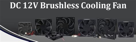 Electronic Spices 12v Brushless 3Inch DC Cooling Fan for Pc Case, CPU ...