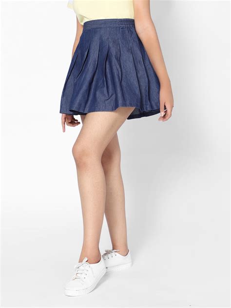 Girls Denim Skirt | TeenTrums