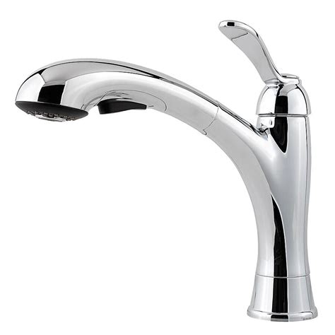 Pfister Clairmont Polished Chrome Single Handle Pull-out Kitchen Faucet ...