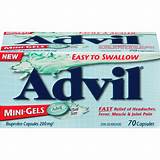 Advil Mini-Gels Ibuprofen Capsules for Headaches and Pain Relief, 200 ...