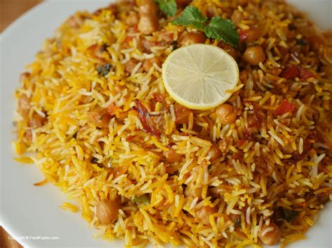 Chana Biryani – Food Fusion