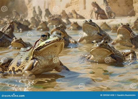 The Plague Of Frogs Royalty-Free Illustration | CartoonDealer.com #58567107