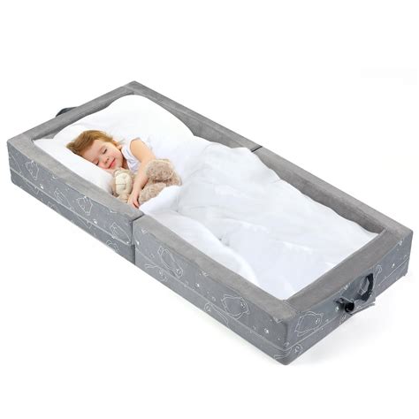 Amazon.com: U-Moving Portable Foldable Toddler Travel Bed - Soft Foam ...