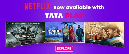 Tata Play Netflix Combo - Get TV Channels with Netflix