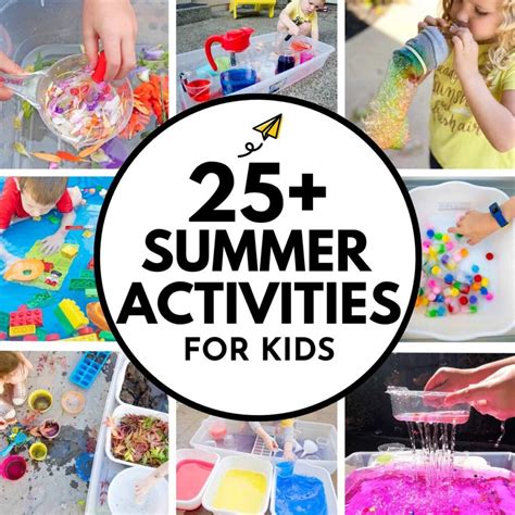 25+ Summer Activities for Kids - Busy Toddler