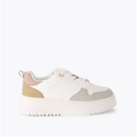 LANA White Lace Up Sneaker by KG KURT GEIGER
