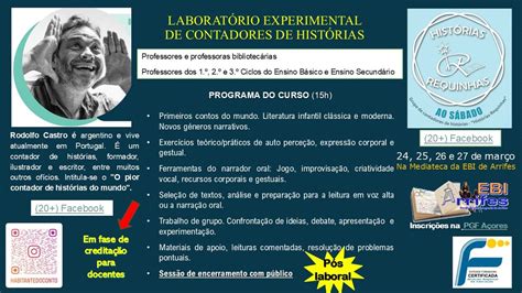 LABORATÓRIO EXPERIMENTAL DE CONTADORES DE HISTÓRIAS , Ebi Arrifes ...