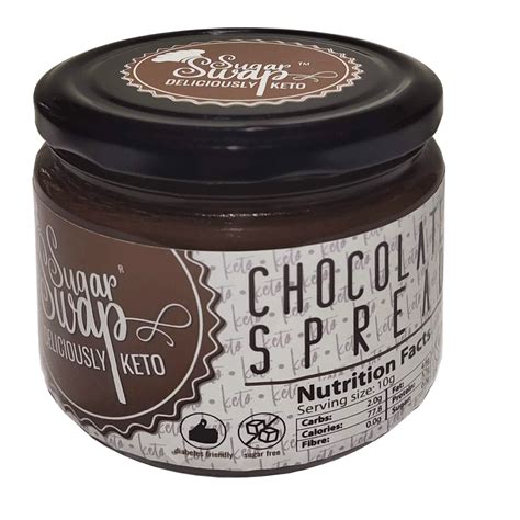 Keto Chocolate Spread – Sugar free (250g) – Sugar Swap
