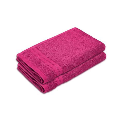 Buy Layers Home Easy Cotton 450 Gsm Purple Hand Towels - Pack of 2 (M ...