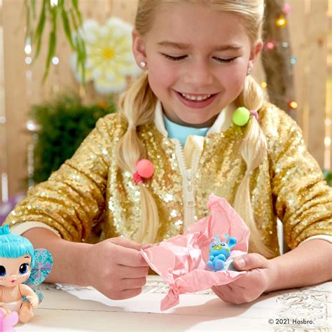 Buy Baby Alive Glo Pixies Minis Doll, Aqua Flutter, Glow-in-The-Dark ...