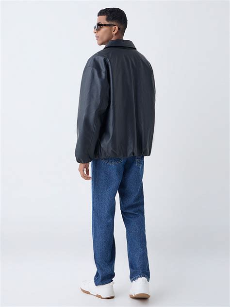 Buy Nuon Blue Relaxed-Fit Mid-Rise Cotton Jeans from Westside