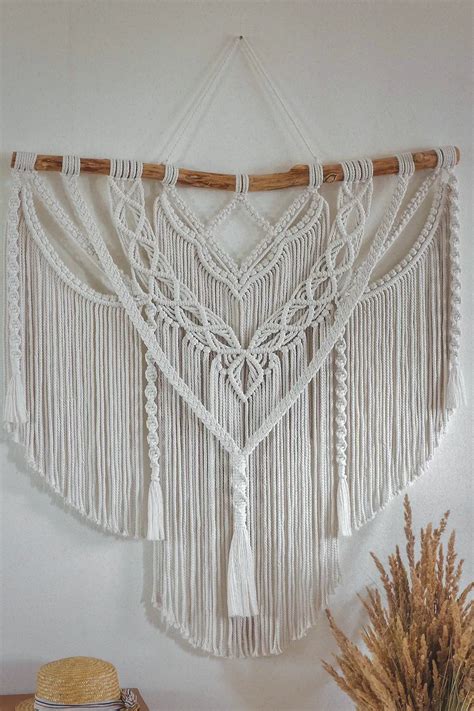 Large macrame wall hanging with tassels big macrame boho etsy – Artofit