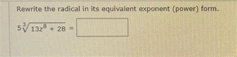 Image result for Rewrite Root as Exponent