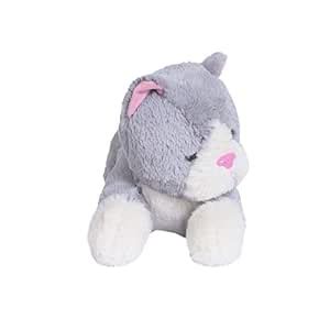 Buy Ultra Plush Cute Grey Lying Cat Stuffed Soft Kids Animal Toy - 13 ...