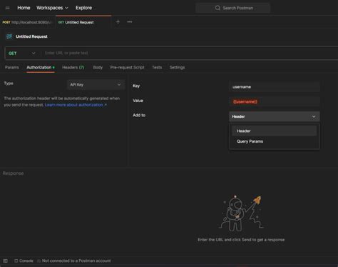 Postman Authentication 的图像结果