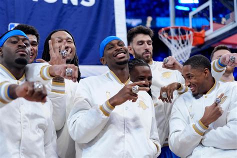 Take a look at OKC Thunder players receiving 2024-25 NBA championship rings