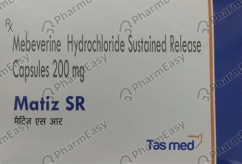 Matiz Sr 200 MG Capsule (10): Uses, Side Effects, Price & Dosage ...