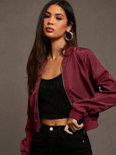 Search bomber jacket | SHEIN USA
