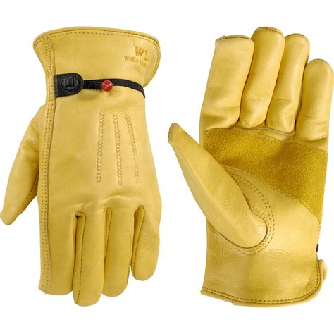 Free Shipping! Wells Lamont Men's Cowhide Leather Work Gloves, Puncture ...