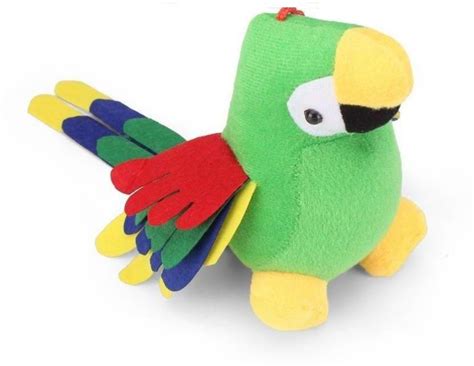 AKSHAT Cute Parrot Stuffed Animal Plush Rio Macaw Parrots Plush Toy ...