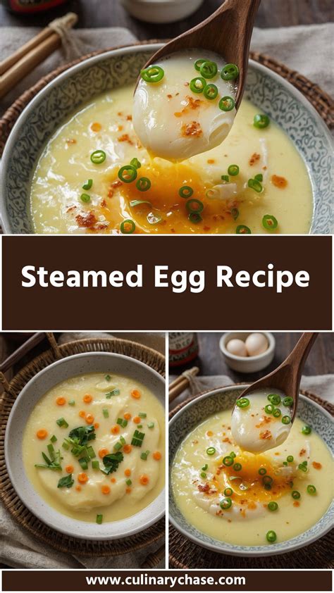 Steamed Eggs Recipe - Culinary Chase