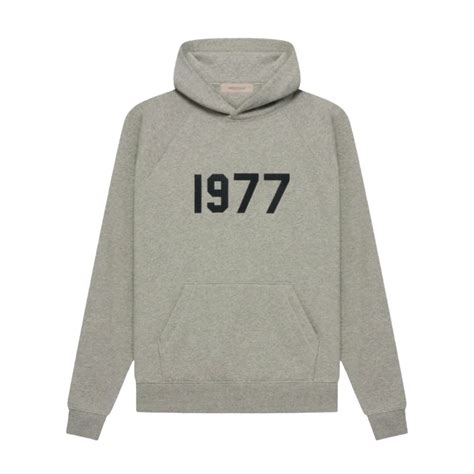 Fear of God Essentials Hoodie Dark Oatmeal 1977 (SS22)