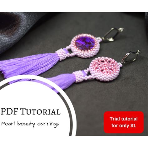 Image result for Seed Bead Earrings Tutorial