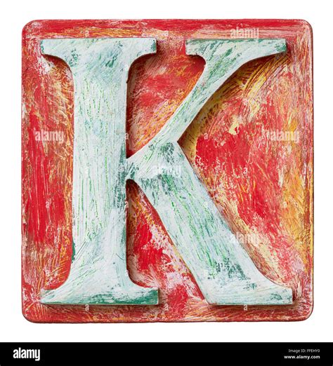 K typography font letter type hi-res stock photography and images - Alamy