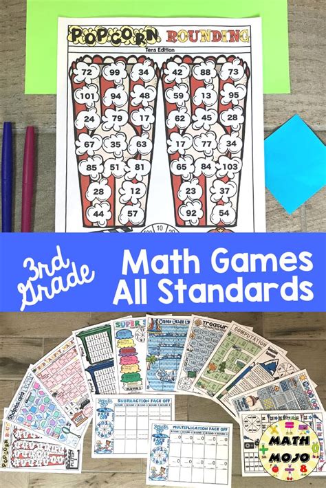 Image result for 3rd Grade Math Games Printable