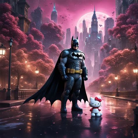 Batman Hello Kitty Wallpapers - Wallpaper Cave