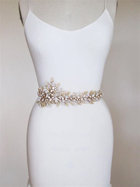 Bridal Belt, Exquisite Crystal Belt Sash, Bridal Crystal Belt Sash, Wedding Crystal Belt ...