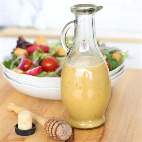 Honey Dijon Dressing Recipe - A Fork's Tale