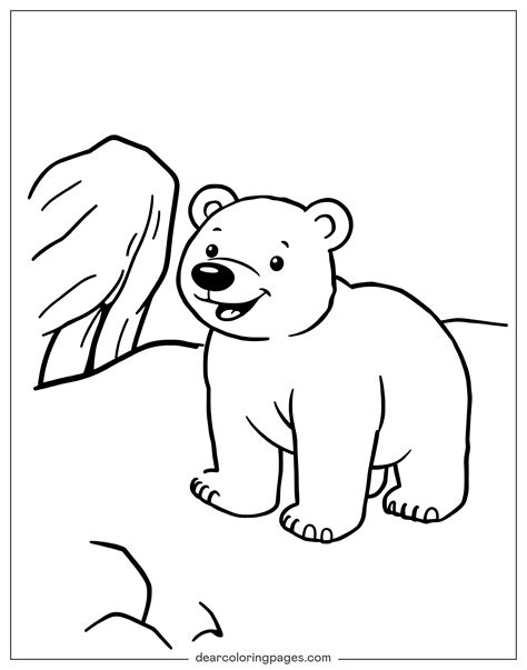 Polar Bear Coloring Pages - 18 Free Printable Coloring Pages