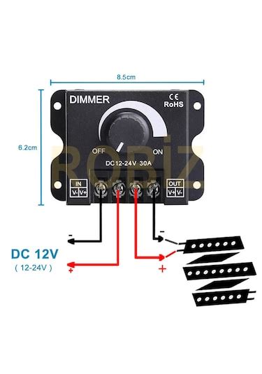 LED Dimmer Module 12-24VDC 30A, 45% OFF | www.pinnaxis.com