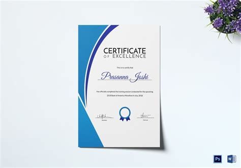 Pin on Elegant training certificate templates