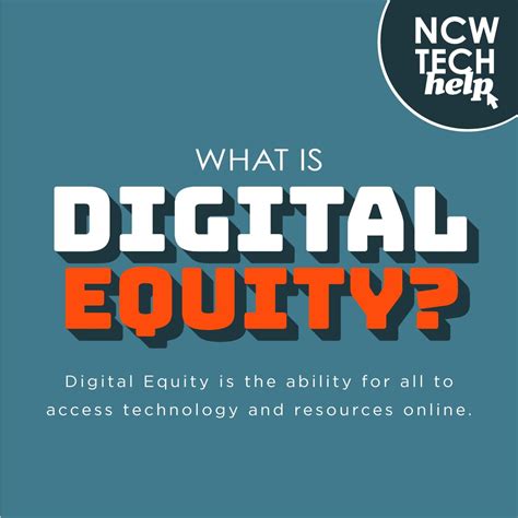 NCW Tech Alliance on LinkedIn: What is Digital Equity? Digital Equity ...