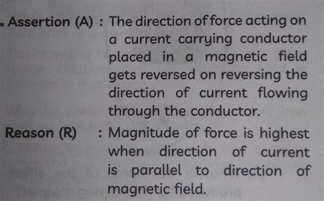State whether assertion and reason are true or false? - Brainly.in