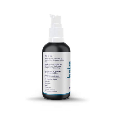 Bake 0.6% Retinol Anti Aging Face Serum with Multi Peptides Mid Streng ...