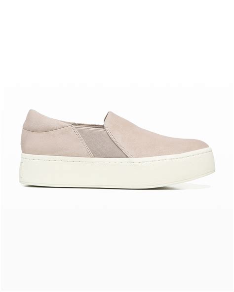 Vince Pacific Suede Slip-On Sneakers | Neiman Marcus