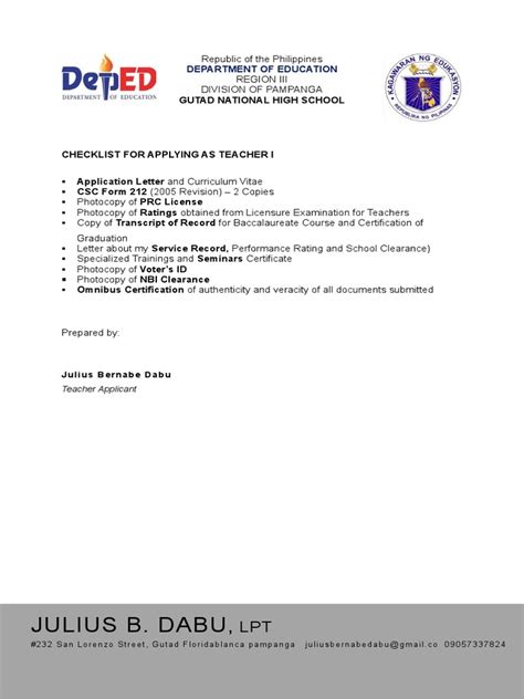 Application Form Checklist Example 的图像结果