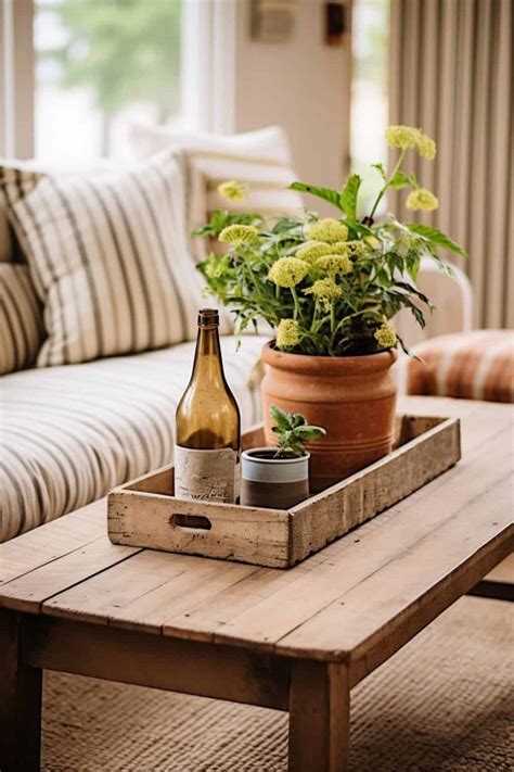 40 Rustic Farmhouse Coffee Table Decor Ideas
