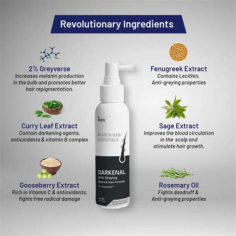Buy FORMEN DARKENAL ANTI GREYING BEARD & HAIR FORMULA | NATURALLY ...