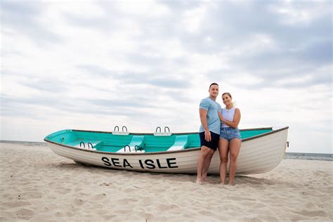 Sea Isle City proposal of Madi and John - J&J Studios Philadelphia