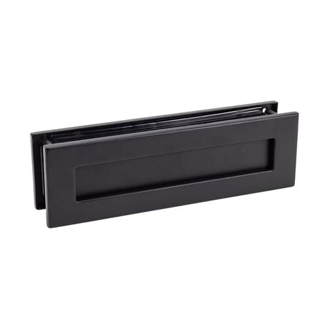 Matt Black Traditional Letterbox | The Victorian Emporium