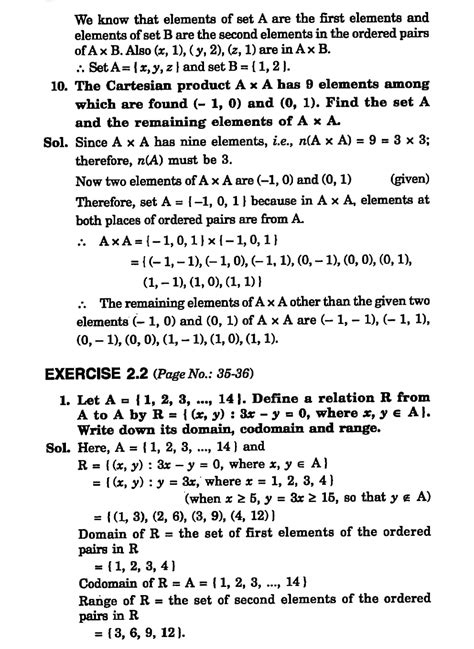 Image result for Formulas for Relations and Functions Class 11