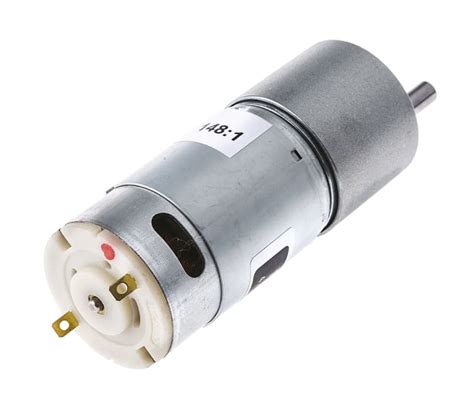 RS PRO | RS PRO Geared DC Motor, 11 W, 4.5 → 15 V dc, 206 gcm, 5216 rpm ...