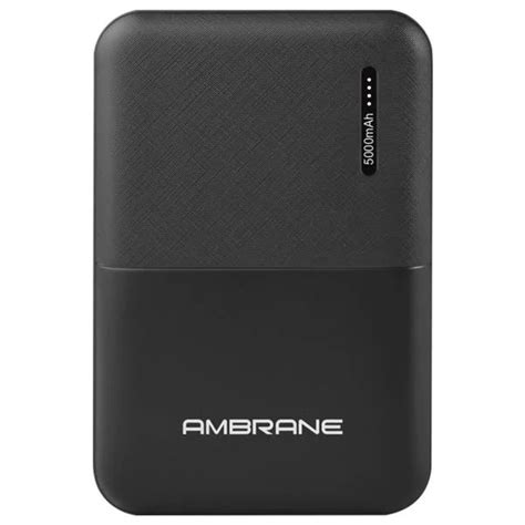 Ambrane Corporate Gift Capsule 5K 5000 mAh Power Bank (Black)