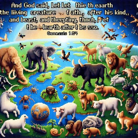 What does Genesis 1:24 mean? | Bible Art