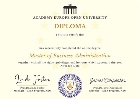 Sample Business Administration Certificate Business Administration 3