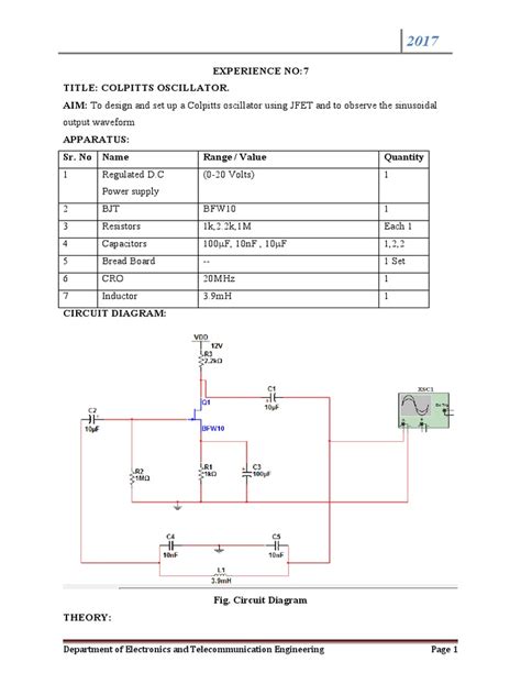 Colpitts Oscillator Design Tutorial 的图像结果